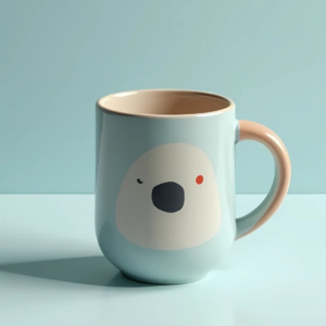 Plastic printed mugs