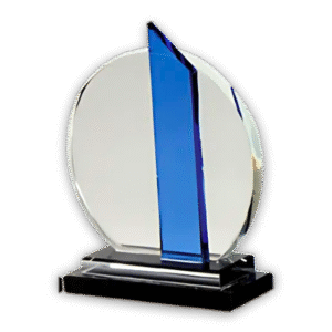 crystal trophy