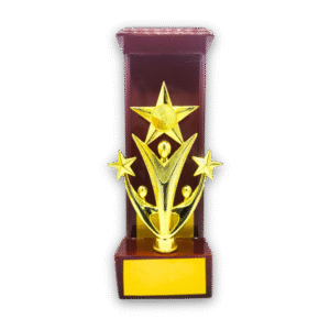 wooden trophy