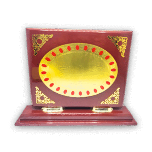 wooden trophy
