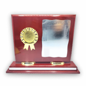 wooden trophy