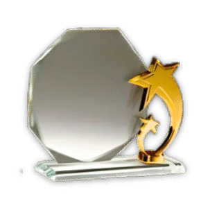 crystal trophy