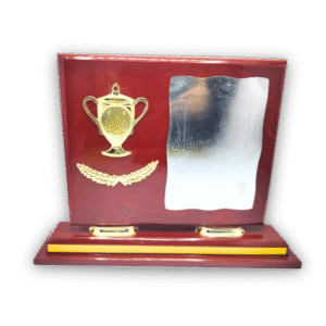 wooden trophy