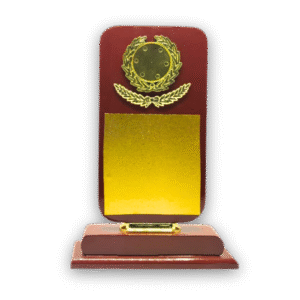 wooden trophy