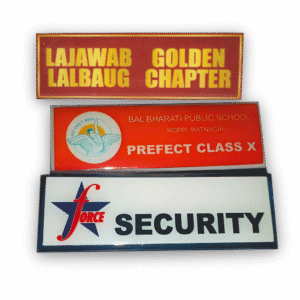 acrylic badges